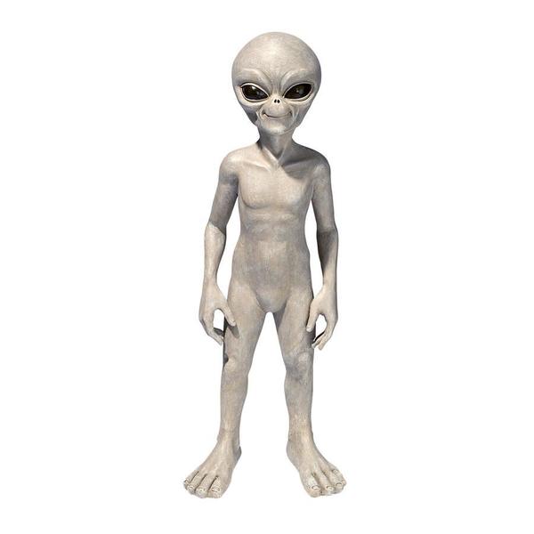 Design Toscano The Out-of-this-World Alien Extra Terrestrial Statue: Medium LY612251